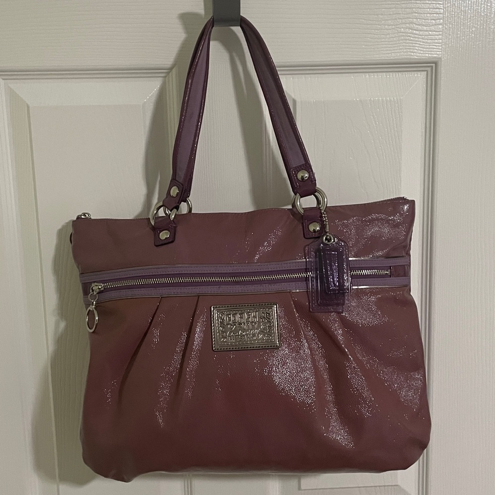 Coach Poppy Purple Grape Handbag